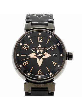 Louis Vuitton Tambour All Black Dial Watch